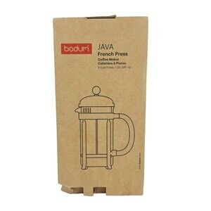 Bodum Java French Press Coffee & Tea Maker SAN Plastic Shatterproof Carafe Black